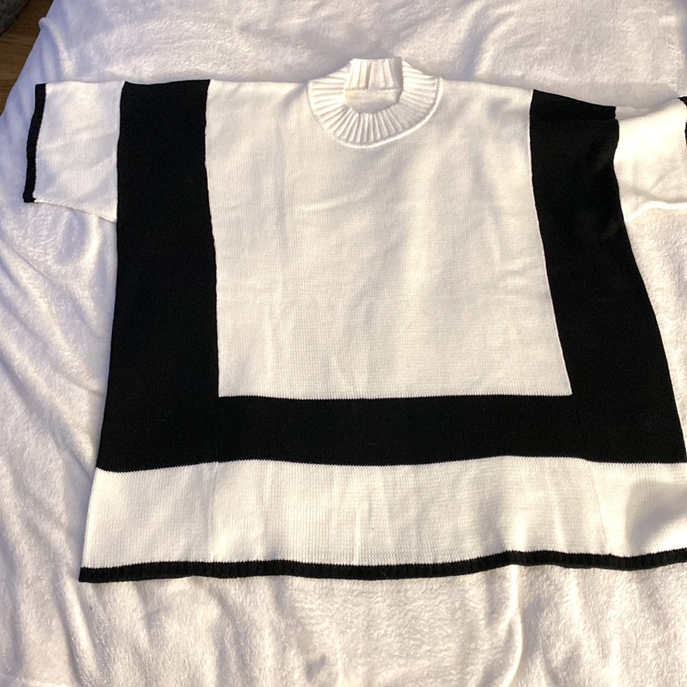 Black and White Sweater